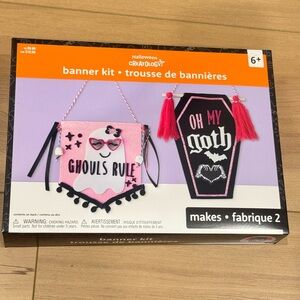 Creatology Halloween Banner Kit - Pink and Black